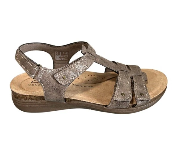 Clarks Collezione April Cove Donna in Bronzo Metallizzato Tg 9M