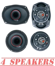 Cerwin Vega 6x9" & 6.5" High Output Coax Horn Speakers Kit Motorcycle/Boat New