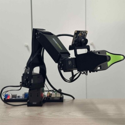 WowRobo 6DOF TwinArm Leader Robot Arm + 6DOF Follower Arm Gripper + 2MP Camera