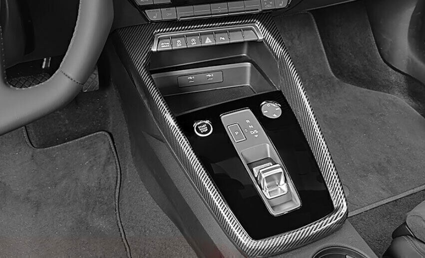 Carbon Fiber ABS For Audi A3 S3 RS3 2022-23 Center Console Gear