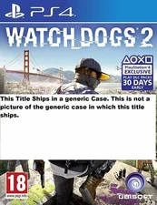 Watch Dogs 2 PS4 in a generic Case GET IT FUN and FAST!