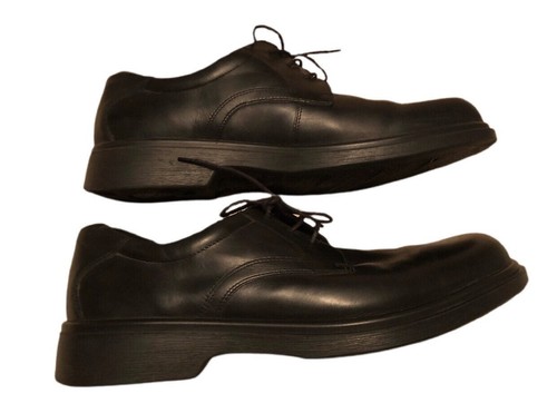 ECCO mens dress casual leather black 