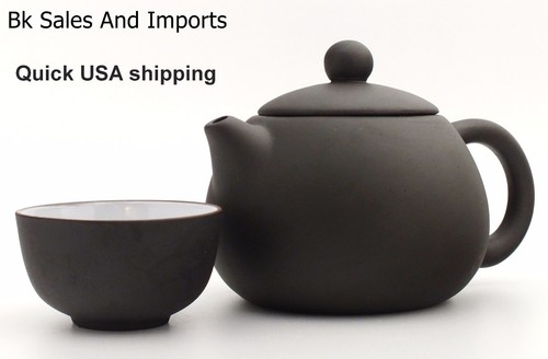 Yixing Purple Clay, USA SHIPPING, Zisha Teapot, 4 Piece Tea Set - Picture 1 of 6