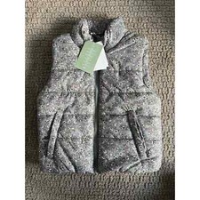 H M Floral Puffer Vest 3/4 3T 4T