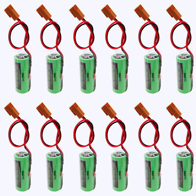#ad 12x CR17450SE R 3V 2500mah PLC Battery For FANUC A98L 0031 0012 CNC System Plug $82.69