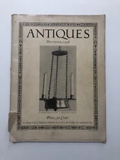 Antiques Magazine - December 1926 - Many Ads, Card Cases/Furniture/Tea Pots