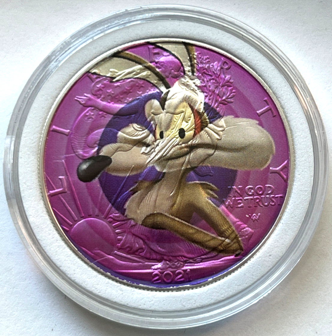 Wile E. Coyote Limited American Silver Eagle 1oz. .999 Silver Dollar Coin |  eBay