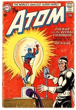 Atom #8 VG 4.0 1963  Gil Kane Cover