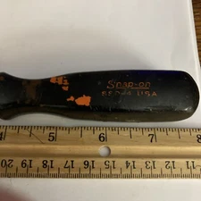 Snap On Tools Slotted / Flat Black Screwdriver 7.75’’ SSD 4 U.S.A. With New Tip