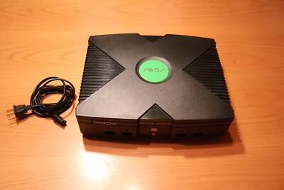 Microsoft Original Xbox OG Console w/ Power Cable Tested Working READ