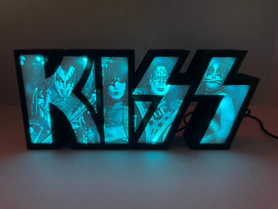 KISS light box, v3, Litho, with LED colored lights and built in