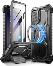 i-Blason Armorbox Case with Kickstand Screen Cover for Samsung Galaxy S24 Ultra