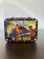 2006 THE LONE RANGER "MASKED RIDER OF THE PLAINS" METAL LUNCH BOX ITEM #19070