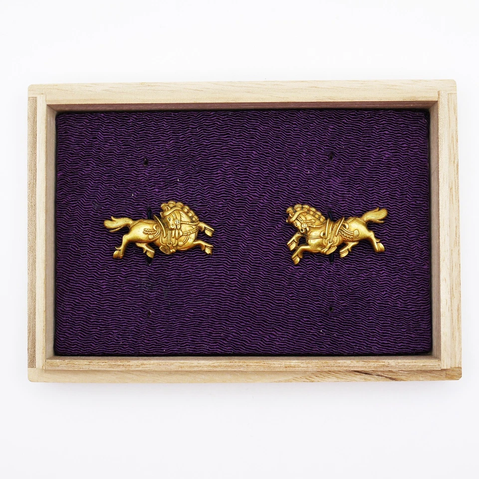 Espada antigua japonesa Menuki Horse Samurai Katana Wakizashi Tanto Foto 2 de 4