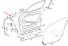 Mercedes-Benz GLB X247 Front Right Upper Door Hinge A1777209405