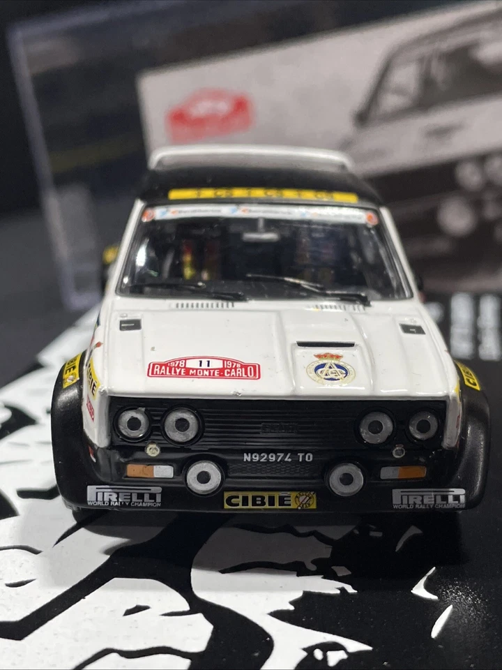 1/43 FIAT 131 ABARTH RALLYE MONTE CARLO 1978 #11 S. SERVIA Foto 2 de 4