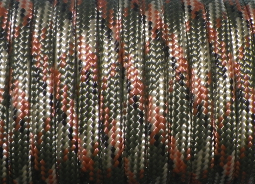 Corde Paracord 550 Mil-Spec Type III 4mm - 7 Torons - Couleur Coyote Brown - Pour Bushcraft Et Survie