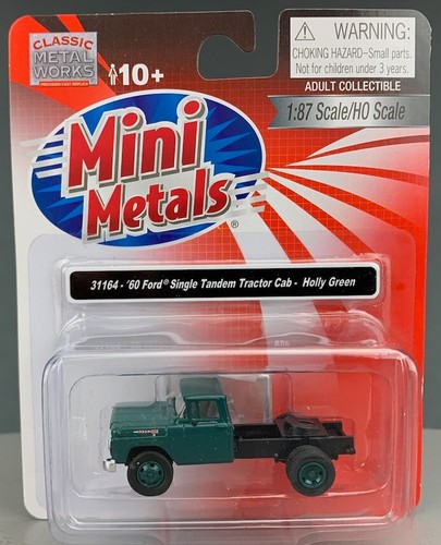Camión tractor Ford HO Classic Metal Works 31164 1960 tándem único, verde HO5122 | Zustand: New