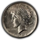 1921 $1 Silver Peace Dollar - High Relief Key Date - UNC Dets - SKU-B5762