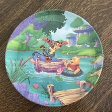 Disney Winnie the Pooh Tigger Eeyore Piglet Melamine Kid's Plate Zak Designs 8”
