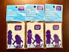 Clean  Clear Oil Control Film 60 Sheets 3-pack Brand New Sealed