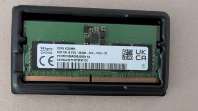 SK hynix 8GB DDR5 5600MHz PC5-5600B SODIMM Laptop RAM HMCG66AGBSA092N