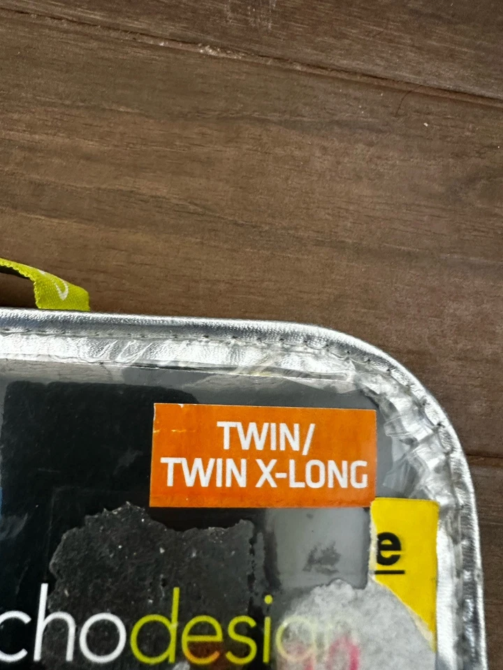 Echo Design 斋浦尔双被套五颜六色的波西米亚锦缎棉 90 英寸 x 72 英寸 — 第 3/4 张图片