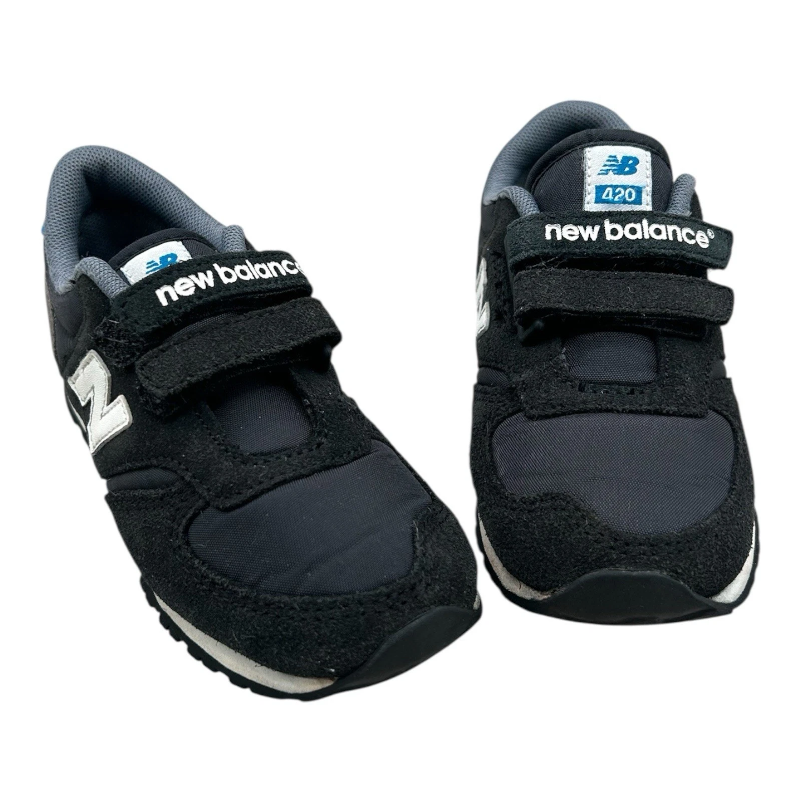 Scarpe da ginnastica New Balance 420 bambino ragazzo taglia 9 senza lacci sneakers schiena 2 scuola