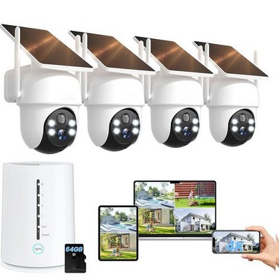 Solar Kamera FUNK ÜBERWACHUNGSKAMERA Outdoor WLAN WIFI CAMERA Set AUßEN