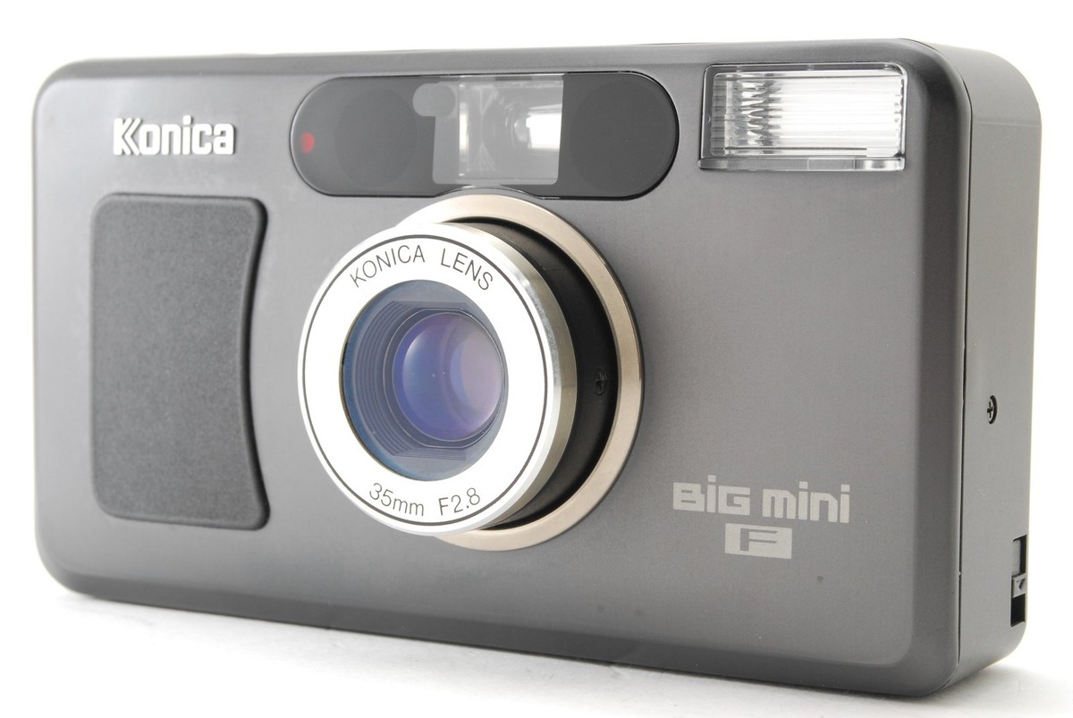 Top MINT] Konica Big mini F Limited Black Point & Shoot 35mm Film