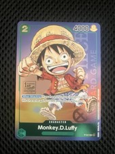 Monkey D Luffy P-037 1st Anniversary Tournament STAMP Promo Holo One Piece Card