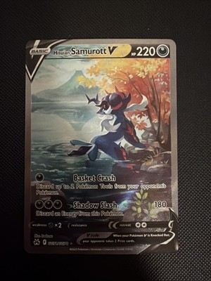 Hisuian Samurott V GG51/GG70 SWSH: Crown Zenith: Galarian Gallery Holo