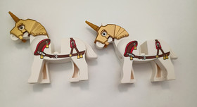 Lego  PARTIAL Kingdoms from #7188   Carriage and Horses etc