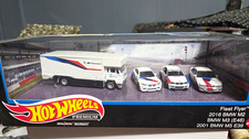 Hot Wheels Premium Fleet Flyer BMW Motorsport 1/64 Diecast Set BMW M2 M3