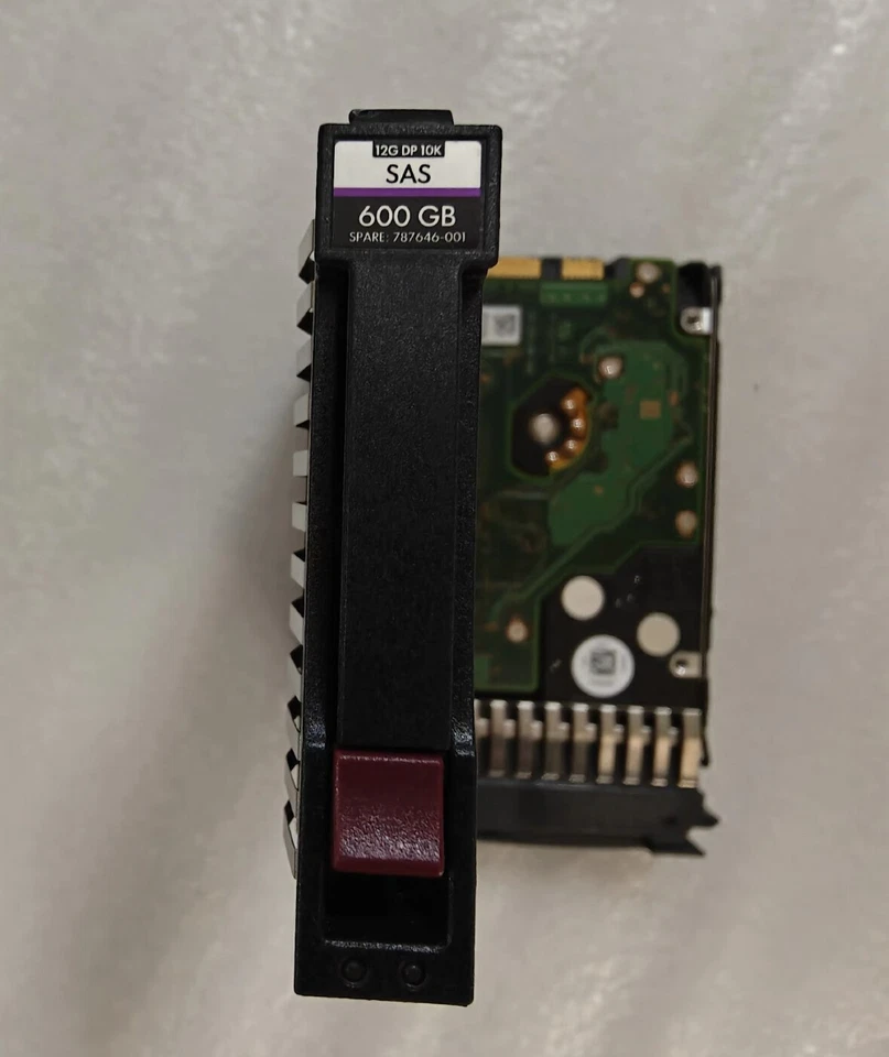 HPE J9F46A 600GB 10K 787646-001 MSA 12G/s SAS SFF 2.5" DP ENT Server Hard Drive - Image 4 of 4