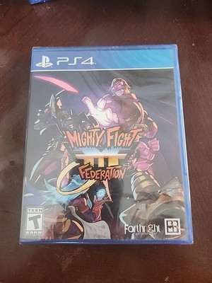 Mighty Fight Federation | PS4 / PlayStation 4 | Limited Run #507 | New