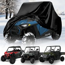 QYMOTO Universal UTV Covers 2-3 Seater Windproof Waterproof Outdoor Protection f
