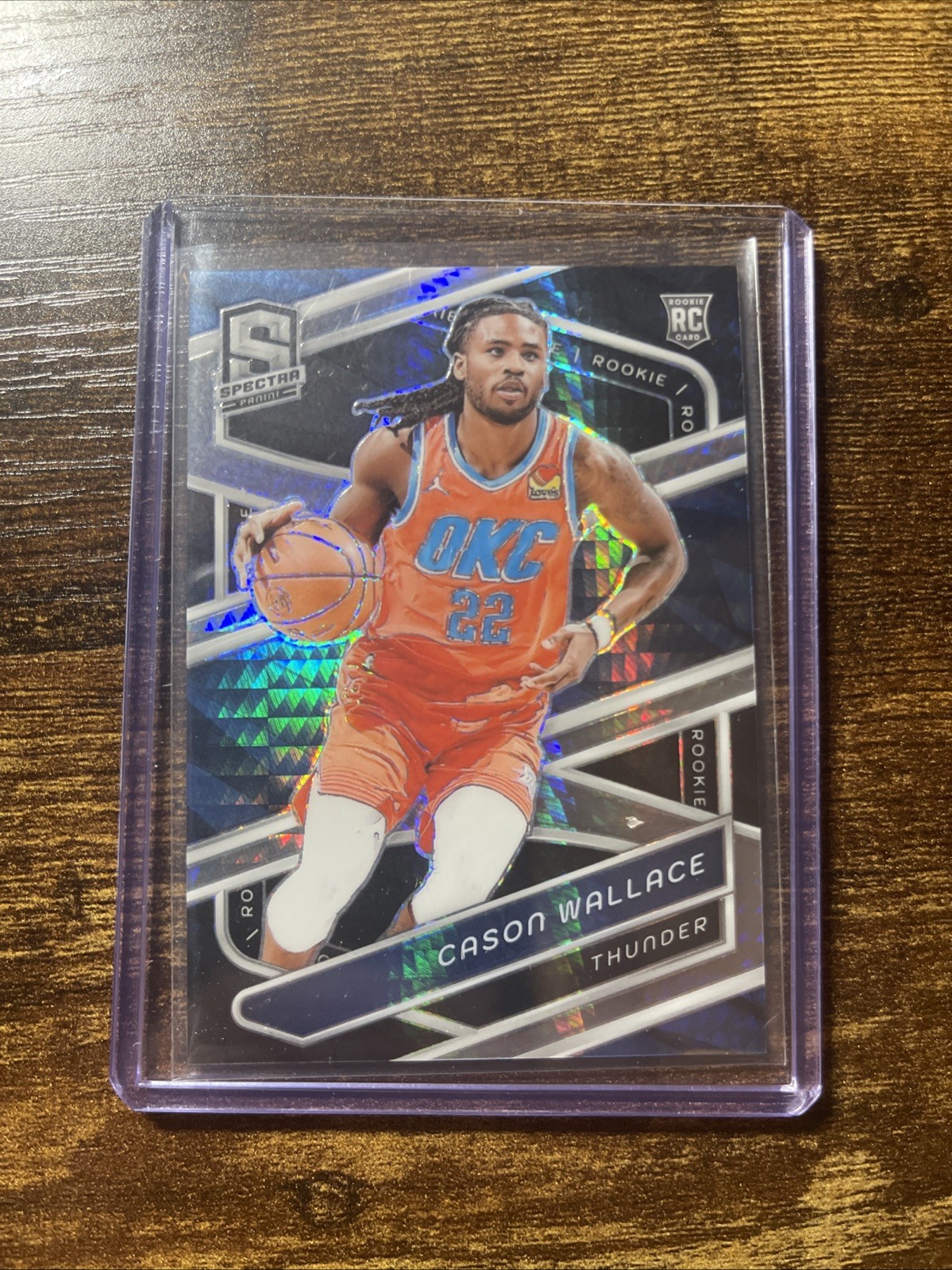 2023-24 Panini Spectra Rookies International Prizm Cason Wallace #164 Rookie RC