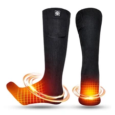 Electric Heated Socks Rechargeable Battery Men Women Cold Weather Outdoor Ski...