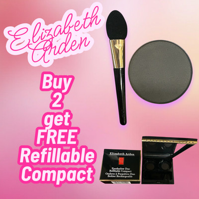 Elizabeth Arden Eyeshadow Duo Singles  .5 oz - Buy 2 get FREE Refillable Compact