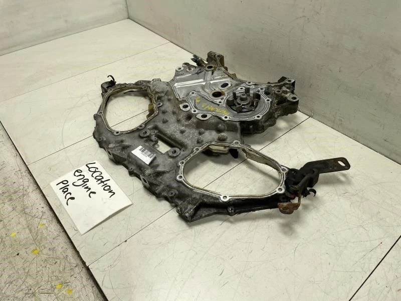 2010 尼桑 MURANO 3.5L 后发动机定时链盖适用于 11-17 问题原始设备制造商 + — 第 2/4 张图片