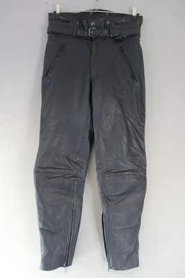 MQP BIKER'S CHOICE SCHWARZE LEDERHOSE: TAILLE 34 ZOLL/INNENBEIN 31 ZOLL