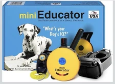 Mini Educator ET-300 Black E-Collar - 1/2 Mile Range, 100 Training Stimulation