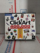 ClickArt 400,000 by Broderbund Vintage Clipart CD-ROM No keycode - 1H