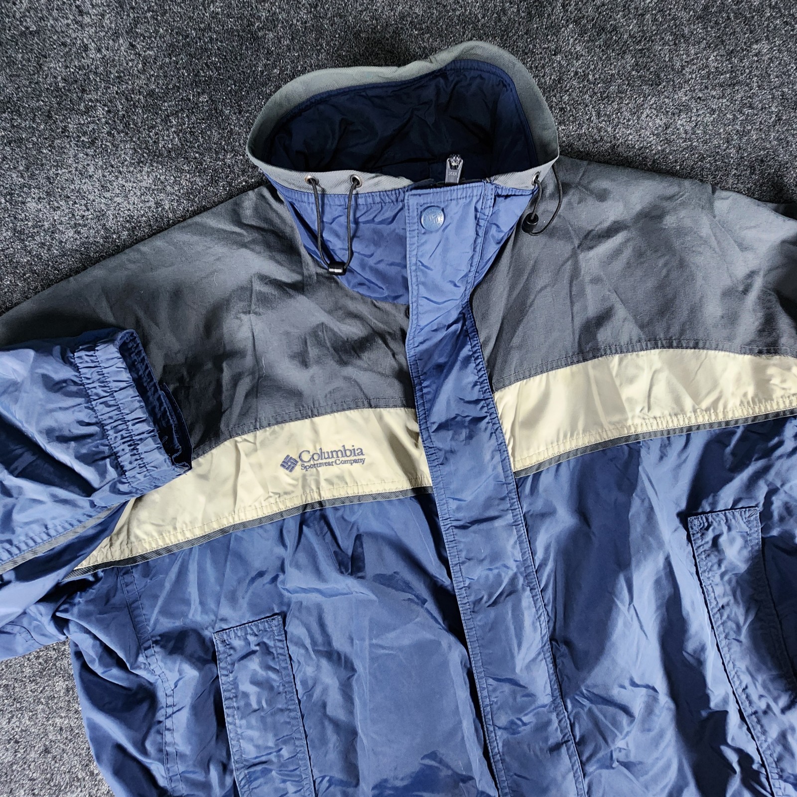 Columbia Bugaboo Interchange 3-in-1 Jacket Outer Shell Only Blue Men's Size XL thumbnail 2