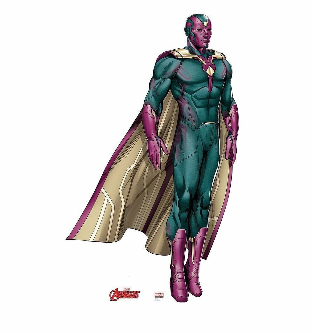 VISION Life-Size Cardboard Cutout Standup Standee - Avengers Animated