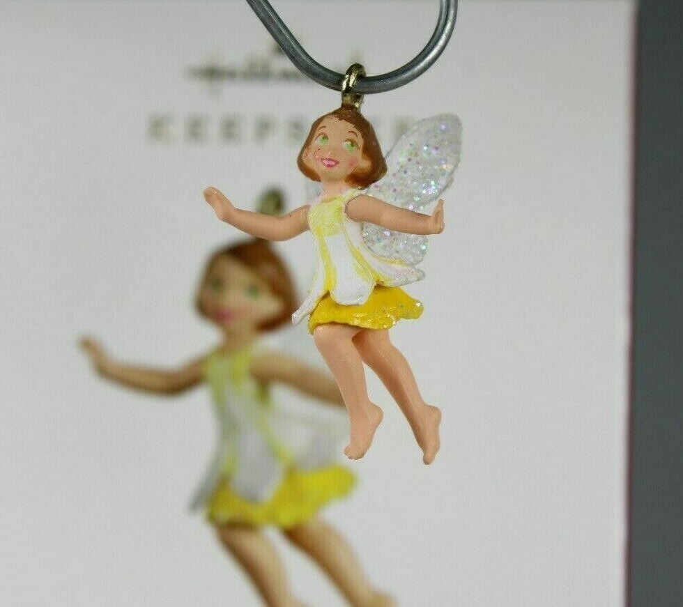 Hallmark Keepsake Mini Daffodil Fairy Christmas Tree Ornament 2021