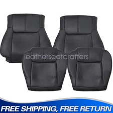 For 2006-2010 Jeep Commander Driver & Passenger Bottom & Top Leather Seat Cover