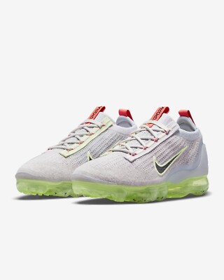 Nike Air Vapormax 2021 FK (Womens Size 8) Sneaker Shoes DC4112 003 Lime Ice