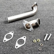 38mm Turbocharger External Wastegate Exhaust Tube Pipe Elbow Inlet Adaptor Kit
